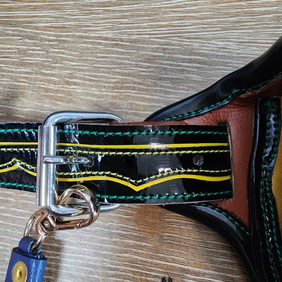 Julian Agudelo Carrieles Columbian Genuine Leather and Fur Crossbody / Satchel - Picture 13 of 15